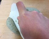 美しいマーブル模様*よもぎあん食パン*作り方11写真