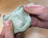 美しいマーブル模様*よもぎあん食パン*作り方12写真