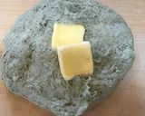 美しいマーブル模様*よもぎあん食パン*作り方13写真