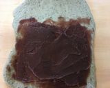 美しいマーブル模様*よもぎあん食パン*作り方23写真