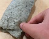 美しいマーブル模様*よもぎあん食パン*作り方25写真