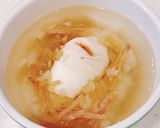 レンジで簡単、温玉コンソメスープご飯！作り方6写真