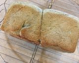 美しいマーブル模様*よもぎあん食パン*作り方32写真