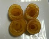 林檎で薔薇(三温糖がけ)レンジでチン！作り方8写真