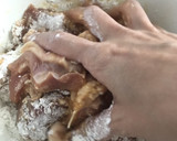 ほっか○か亭ののり弁風弁当（から揚げ）作り方3写真