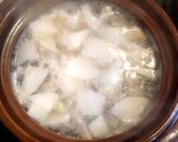 簡単・あったか♪鶏とかぶのたまご雑炊作り方3写真