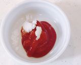 1枚で満足！3種の具材の特盛パンピザ！作り方2写真