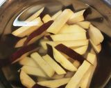 フライパンでさつま芋のごま塩バター焼き作り方1写真