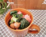 捨てないで残りラーメンスープで朝食スープ作り方1写真