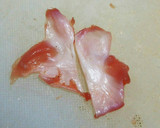 砂肝の銀皮炒め作り方1写真