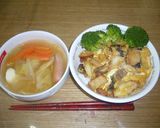 サントリー天然水で作ったどんぶり作り方3写真