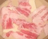 豚バラと水菜の豆乳鍋作り方3写真
