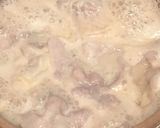 豚バラと水菜の豆乳鍋作り方4写真