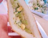 エビフライとコールスローのサンドイッチ作り方4写真