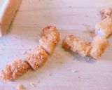 エビフライとコールスローのサンドイッチ作り方5写真