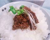 ジャージャー麺の肉味噌ご飯作り方2写真
