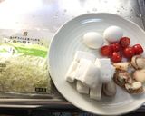 ホタテとはんぺんのバター醤油サラダ作り方2写真