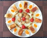 ホタテとはんぺんのバター醤油サラダ作り方3写真