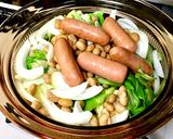 福豆入り♪キャベツとお豆のトマト煮込み作り方2写真