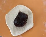 お焼き風☆野沢菜チーズパン作り方3写真