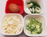 レンチンで☆えのきの酸辣湯スープ～簡単♪作り方1写真