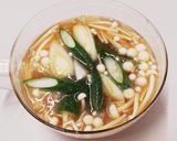 レンチンで☆えのきの酸辣湯スープ～簡単♪作り方3写真