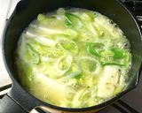 ラーメンの残り汁で⭐︎豆腐の塩生姜スープ作り方3写真
