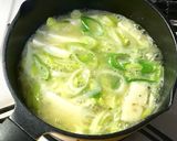 ラーメンの残り汁で⭐︎豆腐の塩生姜スープ作り方3写真