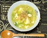 ラーメンの残り汁で⭐︎豆腐の塩生姜スープ作り方5写真