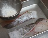 タラのガリバタ醤油照り焼き★＋長芋しめじ作り方1写真