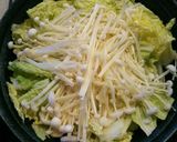 ごまたっぷり！白菜と豚肉の味噌バター鍋！作り方1写真