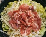 ごまたっぷり！白菜と豚肉の味噌バター鍋！作り方2写真
