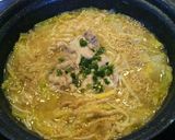 ごまたっぷり！白菜と豚肉の味噌バター鍋！作り方3写真