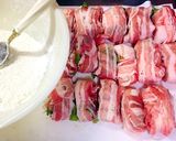 ちくわと大葉のチーズ入り肉巻き作り方4写真