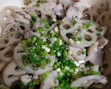 グルラボで簡単鶏もも肉とレンコンの煮物作り方7写真