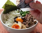豚骨魚介まぜそば｜おうちで黒亭ラーメン作り方6写真