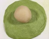 HBで白あんの抹茶あんぱん作り方6写真