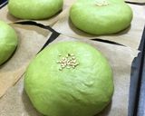 HBで白あんの抹茶あんぱん作り方8写真