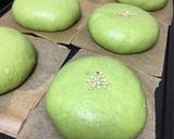 HBで白あんの抹茶あんぱん作り方11写真