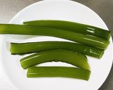 シャキシャキ生茎わかめの中華サラダ作り方1写真