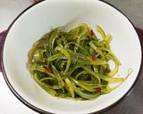 シャキシャキ生茎わかめの中華サラダ作り方6写真