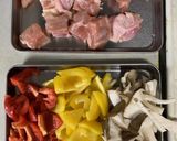 鶏モモ肉とパプリカのさっぱり炒め作り方1写真