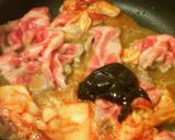 ランチに☆サイコロ胡麻豆腐&豚キムチ丼作り方2写真