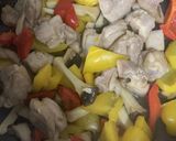 鶏モモ肉とパプリカのさっぱり炒め作り方3写真