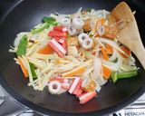 簡単☆野菜炒めのあんかけ作り方7写真