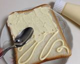 マヨネーズトースト作り方1写真