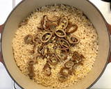 かんたん！いか缶と生姜の炊き込みご飯作り方4写真