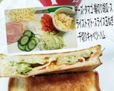 フライパンで野菜も取れるホットサンド作り方18写真