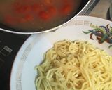 トマトとチーズと卵とセロリと塩ラーメン作り方9写真
