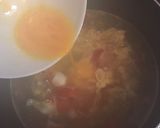 トマトとチーズと卵とセロリと塩ラーメン作り方13写真